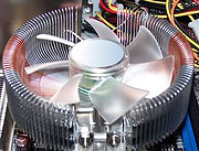 CPU heat sink and fan